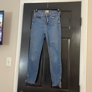 Alice + Olivia high waist skinny jean